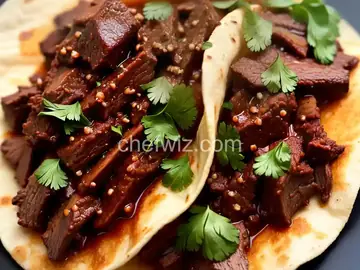 Guajillo-Braised Beef Short Rib Taco