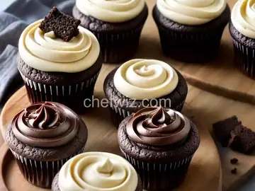 Guinness Cupcakes with Guinness Frosting