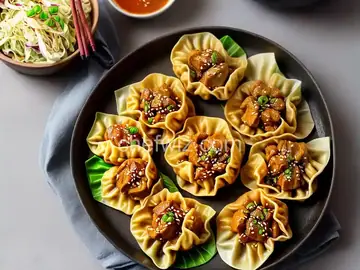 Guo Tie (Chinese Fried Pork and Cabbage Dumplings with Homemade Wrappers)