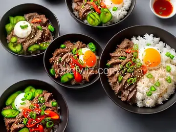 Gyudon (Japanese Simmered Beef and Rice Bowls) Recipe