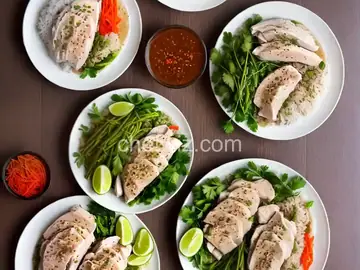 Hainanese Chicken Rice Set