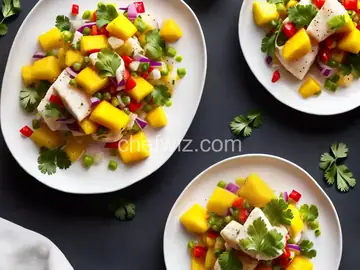 Halibut-Mango Ceviche