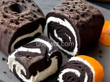 Halloween Oreo Roll