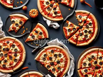 Halloween Party Pizzas