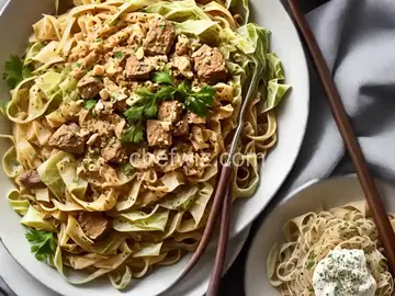 Haluski (Cabbage and Noodles)