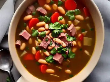 Ham Bone and Bean Soup