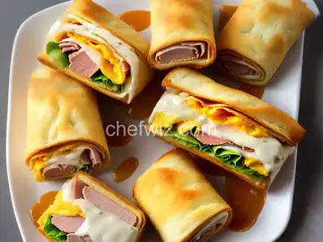 Ham Egg & Cheese Roll-Ups