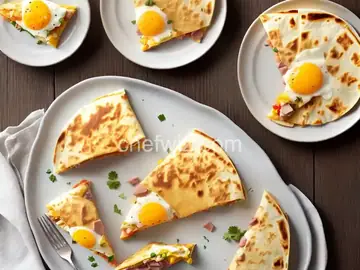 Ham, Egg, and Cheese Quesadillas