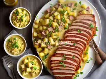Ham Glaze with Mustard and Pineapple