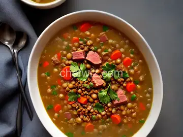 Ham Hock and Lentil Soup