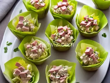 Ham Salad in Endive Cups