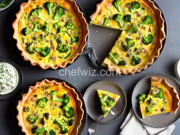 Ham and Broccoli Quiche