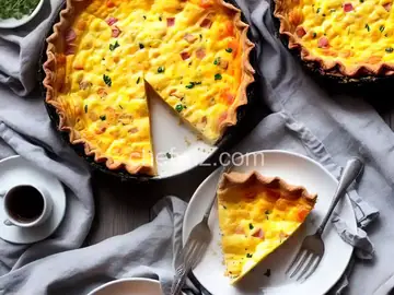 Ham and Cheese Breakfast Quiche