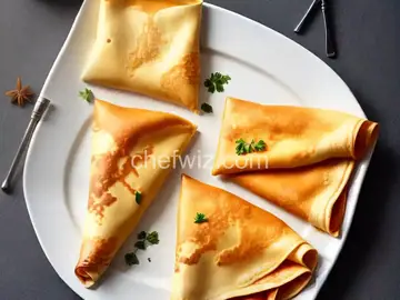 Ham and Cheese Crepes