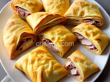 Ham and Cheese Crescent Roll-Ups