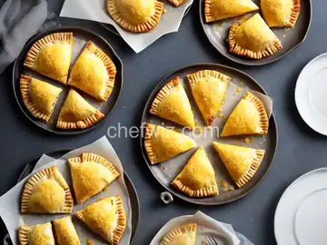 Ham and Cheese Hand Pies With Honey Mustard