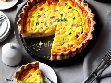 Ham and Gruyere Quiche