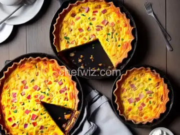 Ham and Hash Brown Quiche