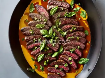 Hanger Steak With Bagna Cauda Pan Sauce Recipe