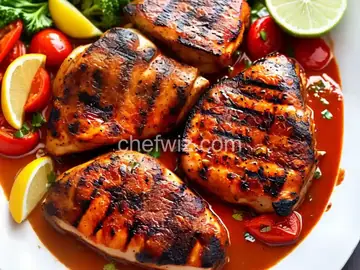 Harissa Marinated Grilled Chicken