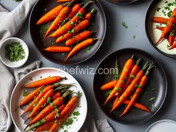 Harissa-and-Maple-Roasted Carrots