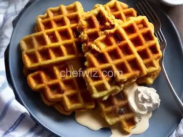 Harry's Roadhouse Blue Cornmeal Waffles