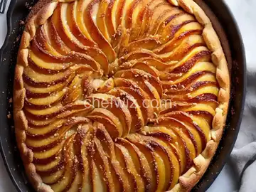 Hasselback Pear Tart