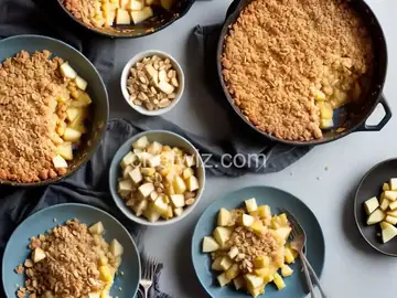 Hawaiian Apple-Pineapple Crumble