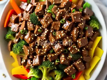 Hawaiian Beef Teriyaki Stir-Fry Bowl
