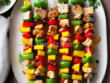 Hawaiian Chicken Skewers