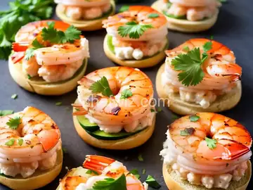 Hawaiian Garlic Shrimp Sliders