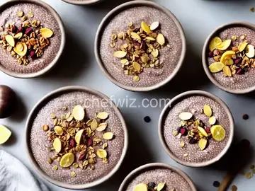 Hazelnut Granola and Chia Pudding Bowls
