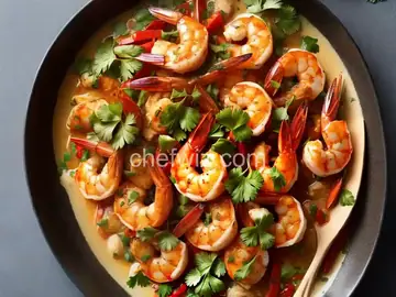 Head-On Prawns with Chile, Garlic, and Parsley