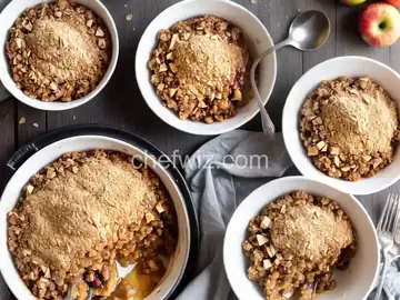 Healthier Apple Crisp for Two