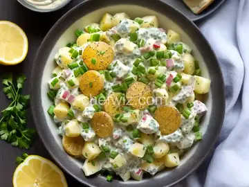 Healthier Creamy Potato Salad