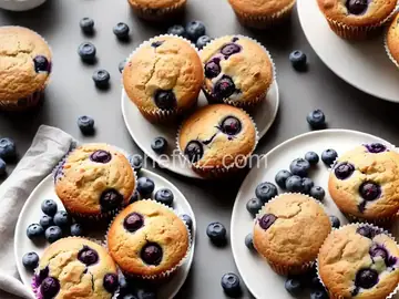 Healthier To Die For Blueberry Muffins
