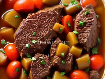 Healthier (but still awesome) Awesome Slow Cooker Pot Roast