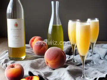 Healthy & Delicious: White Peach Bellini Recipe