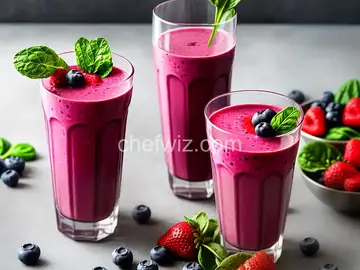 Healthy Berry and Spinach Smoothie