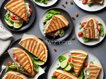 Healthy Greek Chicken Panini