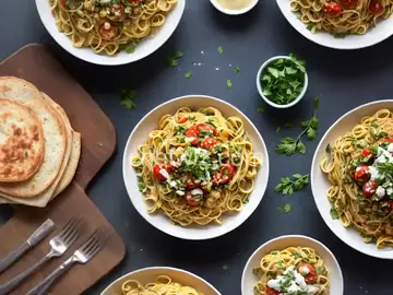 Healthy High-Fiber Pasta Meal