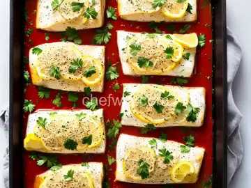Healthy Mediterranean Baked Haddock