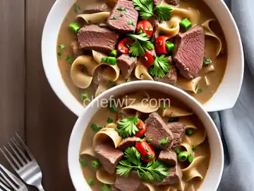 Healthy Pressure Cooker Beef Stroganoff