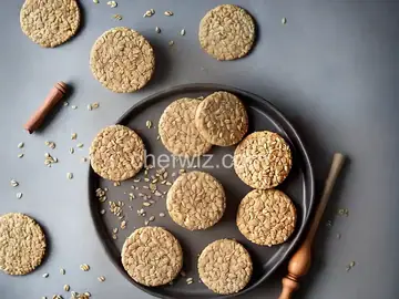 Healthy Seed and Oat Crackers