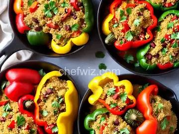 Healthy Vegetable and Couscous Stuffed Peppers