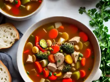 Hearty Chicken Vegetable Soup III