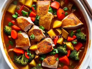 Hearty Turkey Stew with Vegetables