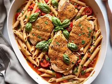 Hearty Tuscan Chicken Pasta
