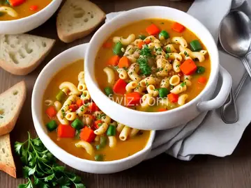 Hearty Vegetable and Macaroni Soup