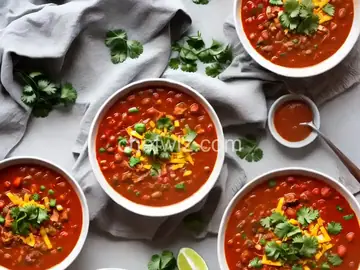 Hearty Vegetarian Enchilada Soup